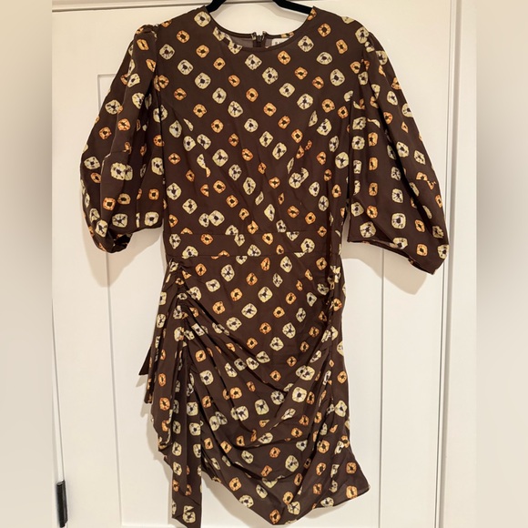 knee length dresses for ladies So Online AU Women's Long Sleeve Maxi Dress, Rust Haze, AU10 US6